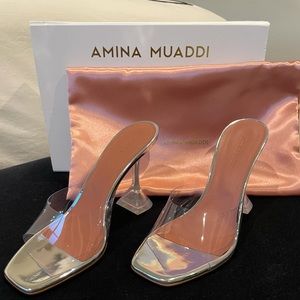 Amina Muaddi Lupita Mule Sandals